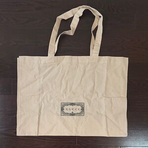 Gucci Beige Shopping Tote Dust Bag